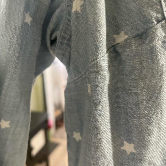 Tommy Hilfiger Cotton Geometric Blouses for Women size medium - Picture 6 of 10